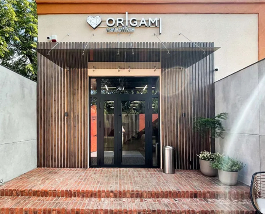 VIP-пункт самовывоза ORIGAMI с уютным интерьером